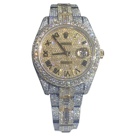 iced out replica rolex|Rolex iced out bezel.